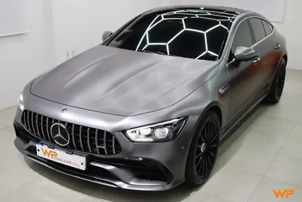 벤츠 GT43 AMG 랩핑제거 및 전체랩핑 재시공 장안동 / 광진구 중곡동