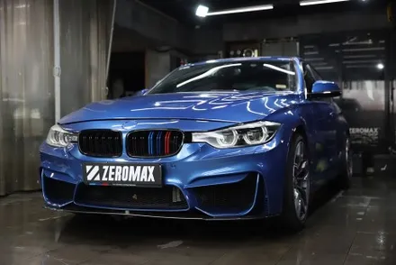 BMW 3시리즈 락그레이 시멘트 전체랩핑 청라랩핑 / 광진구, 성수, 송파