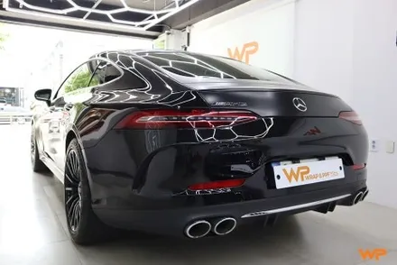 벤츠 GT43 AMG 랩핑제거 및 전체랩핑 재시공 장안동 / 광진구 중곡동