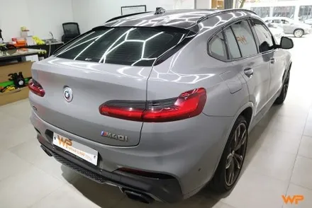 강동구랩핑 BMW X4 M40I 랩핑 제거 후 타이니봇 전체랩핑 / 광진구 중곡동