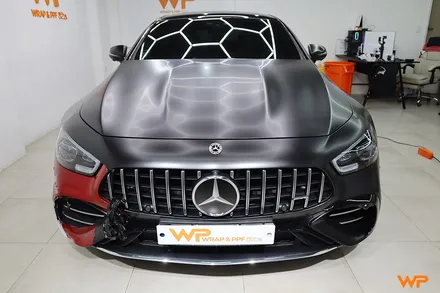 성수동 벤츠  GT43 AMG 랩핑 재시공 사고수리 보험처리 / 광진구 중곡동