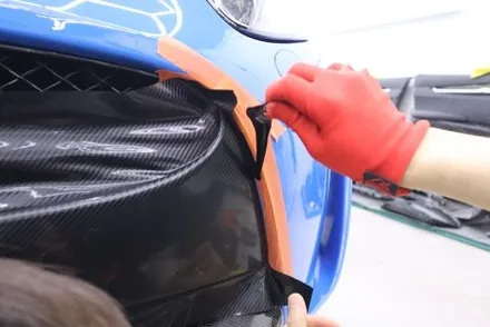 재규어 XKR-S 카본 부분랩핑 및 헤드라이트 PPF / 광진구 중곡동