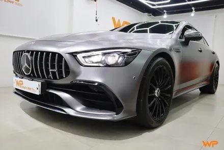 벤츠 GT43 AMG 랩핑제거 및 전체랩핑 재시공 장안동 / 광진구 중곡동