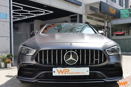 벤츠 GT43 AMG 랩핑제거 및 전체랩핑 재시공 장안동 / 광진구 중곡동
