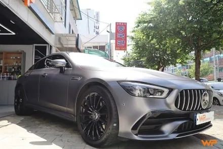 벤츠 GT43 AMG 랩핑제거 및 전체랩핑 재시공 장안동 / 광진구 중곡동