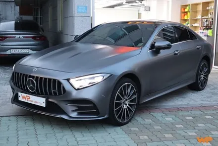 중랑구 벤츠 CLS450 (C257) 전체랩핑 전문샵 사틴다크그레이 / 광진구, 성수, 송파