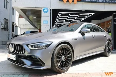 벤츠 GT43 AMG 랩핑제거 및 전체랩핑 재시공 장안동 / 광진구 중곡동