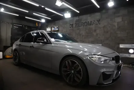 BMW 3시리즈 락그레이 시멘트 전체랩핑 청라랩핑 / 광진구, 성수, 송파