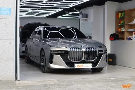 BMW 7시리즈 상단 투톤랩핑 비닐프로그 하이그로시 블랙 광진구랩핑 / 광진구, 성수, 송파