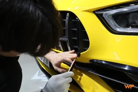 gt43 amg 크롬죽이기 엠블럼 블랙 교체 크롬딜리트 필수 / 광진구 중곡동