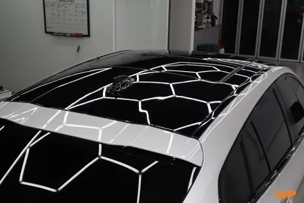 송파랩핑 BMW X4 블랙PPF 루프스킨 크롬죽이기 패키지 / 광진구 중곡동