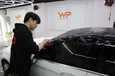 벤츠 W213 E클래스 블랙PPF 루프스킨 파노라마 선루프 만들기! / 광진구 중곡동