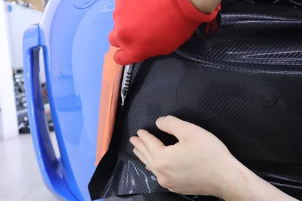 재규어 XKR-S 카본 부분랩핑 및 헤드라이트 PPF / 광진구 중곡동