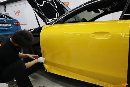 벤츠 GT43 전체랩핑 AMG 감성 살린 옐로우 컬러변신 / 광진구 중곡동