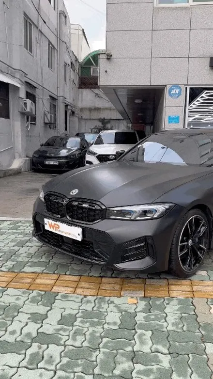 잠실 BMW 340I 사틴블랙 전체랩핑 시공기 호불호가 없는!! / 광진구 중곡동