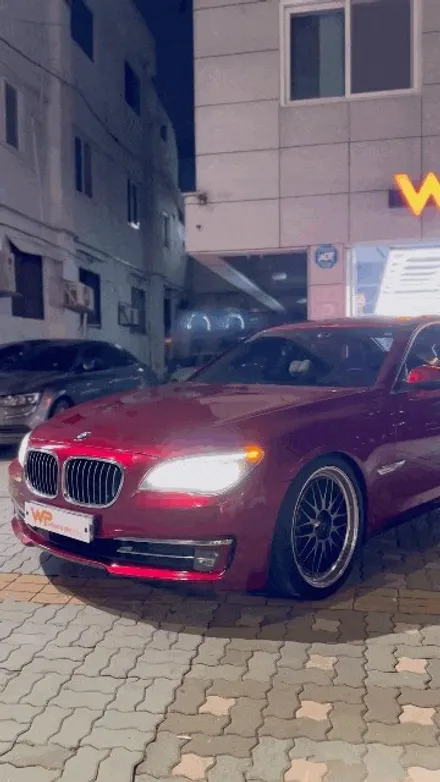 BMW F바디 7시리즈 전체랩핑 정비 유튜버 차량 플랫 (라즈베리 레드) / 광진구 중곡동