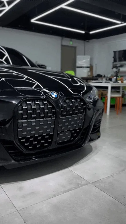 BMW 420i 크롬죽이기 키드니 그릴테두리 랩핑 전후 / 광진구 중곡동