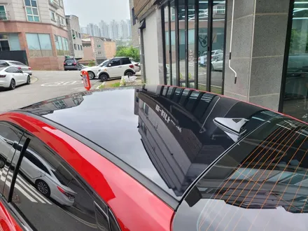 수원용인랩핑 아반떼 CN7 루프스킨 제거, 고광택 랩핑, 루프스킨 재시공, 오토벨벳 피아노 블랙으로 시공!! / 용인 기흥구 청덕동