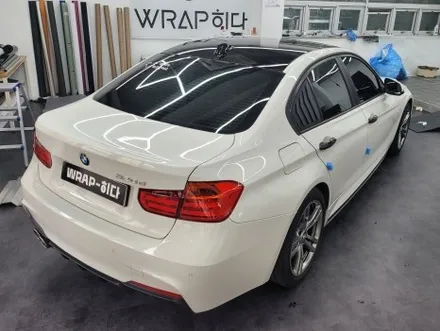 영통랩핑 BMW 320D 루프스킨 재시공, 루프스킨 제거, 루프스킨 수명, 필름갈라짐 현상 / 용인 기흥구 청덕동