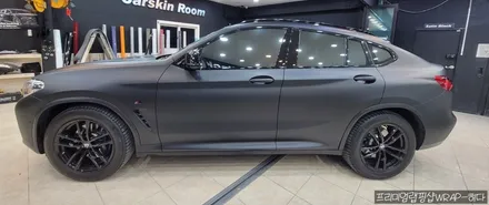영통랩핑 BMW X4 무광랩핑 \