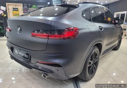 영통랩핑 BMW X4 무광랩핑 \