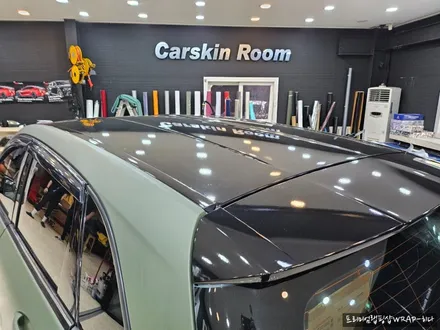 벤츠 2세대 B200 전체랩핑, 3M 매트 밀리터리그린 시공 수원랩핑샵! 루프스킨 블랙유광, 무광전체랩핑 시공 / 용인 기흥구 청덕동