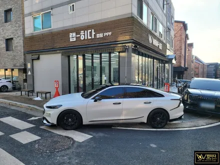 용인화성랩핑 K8 그릴랩핑 + 3m 사틴플립고스트펄 전체랩핑 시공 / 용인 기흥구 청덕동