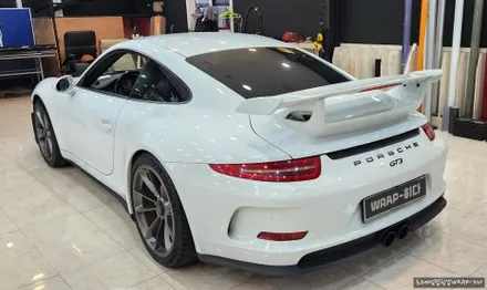 용인랩핑 포르쉐 911 GT3 순정느낌으로 전체랩핑 \