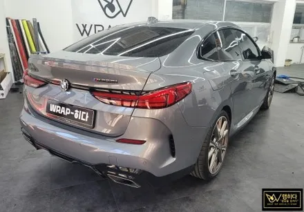 분당용인랩핑 BMW M2 235I 전체랩핑, 3M 사틴블랙 랩핑, M2 그란쿠페 전체랩핑, 랩핑관리제로 관리하기~! / 용인 기흥구 청덕동