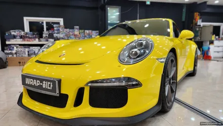 용인랩핑 포르쉐 911 GT3 순정느낌으로 전체랩핑 \