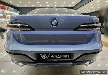 대형세단 BMW 740I!! 글로스 블랙 메탈릭 전체랩핑 시공!!컬러 체인지 랩핑, 수원랩핑샵 / 용인 기흥구 청덕동
