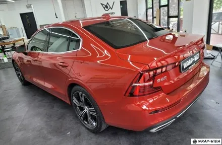 분당랩핑 볼보 S60 전체랩핑~!원하는 색상의 중고차가 없을땐 랩핑 추천드려요, 3M 2080 미드나잇블루 전체랩핑 / 용인 기흥구 청덕동