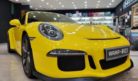 용인랩핑 포르쉐 911 GT3 순정느낌으로 전체랩핑 \