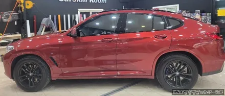 영통랩핑 BMW X4 무광랩핑 \