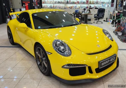 용인랩핑 포르쉐 911 GT3 순정느낌으로 전체랩핑 \