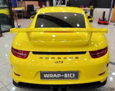 용인랩핑 포르쉐 911 GT3 순정느낌으로 전체랩핑 \