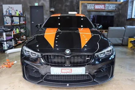 BMW m4 데칼 작업, 눈에 띄는 간지 포인트 / 광주 광산구 하남동