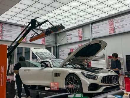 벤츠 AMG GT s 전체 랩핑 크롬죽이기 휠 랩핑 까지 광주 랩마블 / 광주 광산구 하남동