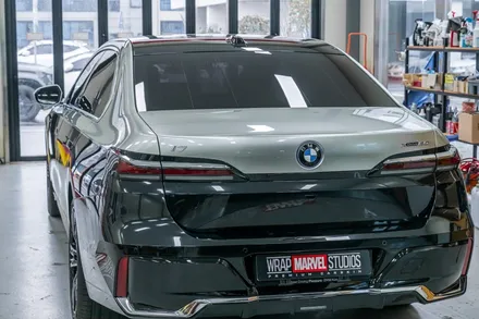 BMW i7 투톤 랩핑하고 전체PPF. 광주 랩마블의 기술을 차 한대에 다넣음 / 광주 광산구