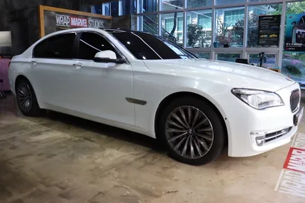 광주차랩핑 BMW750Li 화이트펄 완벽 시공 / 광주 광산구 하남동