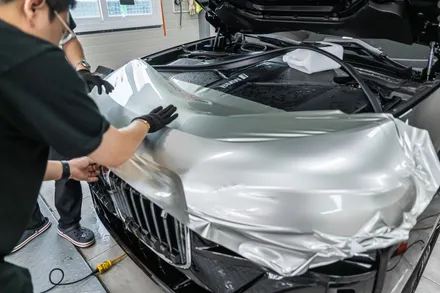 BMW i7 투톤 랩핑하고 전체PPF. 광주 랩마블의 기술을 차 한대에 다넣음 / 광주 광산구