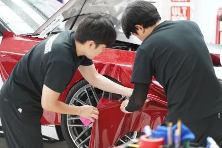 광주 컬러 PPF SL43AMG 초고광택 컬러체인지, 자세히 보면 엔진 보일 것 같다. / 광주 광산구 하남동