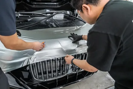 BMW i7 투톤 랩핑하고 전체PPF. 광주 랩마블의 기술을 차 한대에 다넣음 / 광주 광산구