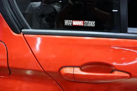 BMW 320d 전체랩핑, 강렬한 레드 시공! / 광주 광산구 하남동