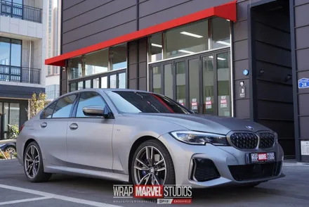 광주랩핑 전문매장 랩마블스튜디오 bmw340i 전체랩핑 / 광주 광산구 하남동