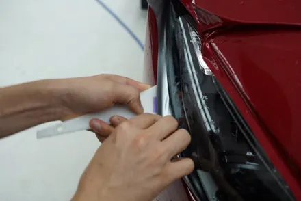 광주 컬러 PPF SL43AMG 초고광택 컬러체인지, 자세히 보면 엔진 보일 것 같다. / 광주 광산구 하남동