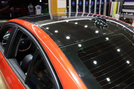 BMW 320d 전체랩핑, 강렬한 레드 시공! / 광주 광산구 하남동