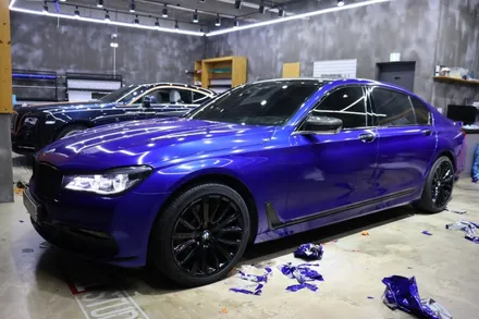 광주랩핑 전문샵 랩마블스튜디오 bmw730d 전체랩핑작업 / 광주 광산구 하남동