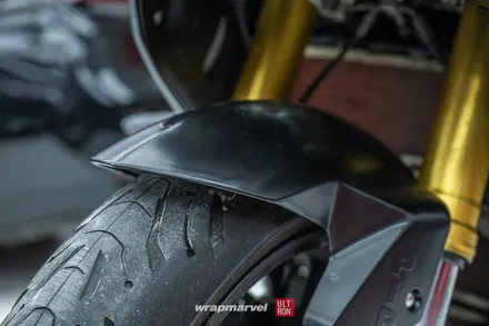 BMW S1000rr 바이크 랩핑 광주 랩마블에서 올블랙으로 / 광주 광산구 하남동