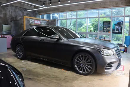 벤츠s350d 전체랩핑 / 광주 광산구 하남동